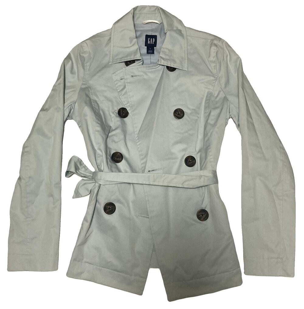 GAP Womens gray petticoat style coat long sleeve S